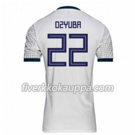 Jalkapallo Pelipaidat/Peliasut Venäjä Dzyuba 22 Vieraspelipaita World Cup 2018